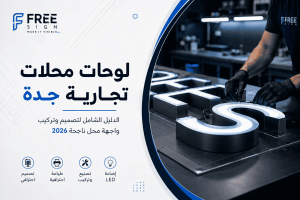 لوحات محلات تجارية جدة