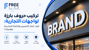 تركيب حروف بارزة