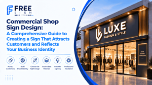 Commercial Shop Sign Design